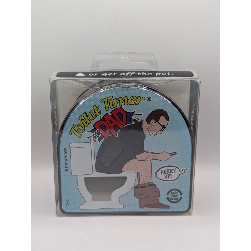 Katamco Toilet Timer (Dad), Funny Gift for Men, Husband, Dad, Birthday Christmas